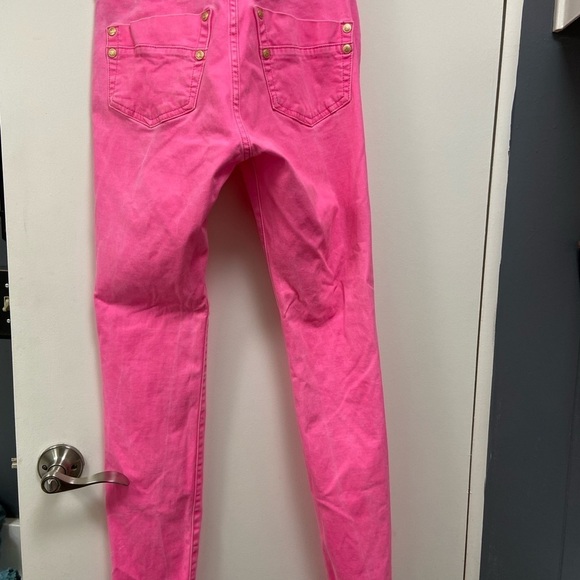 Rock n Republic size 10 pink velvet jeans Kashmere $110 - Picture 3 of 10